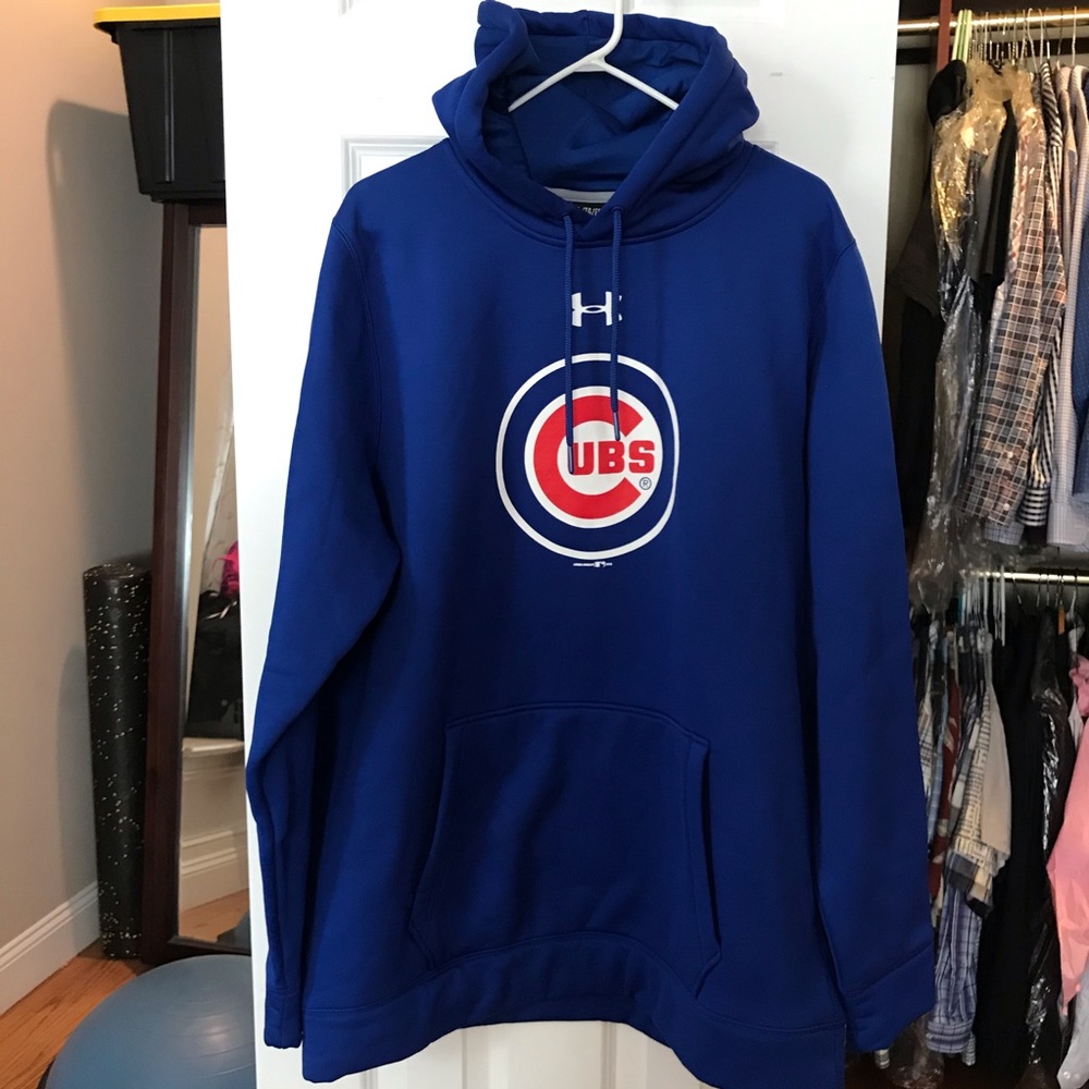 NWT Under Armour Chicago Cubs Sweatshirt Hoodie XL